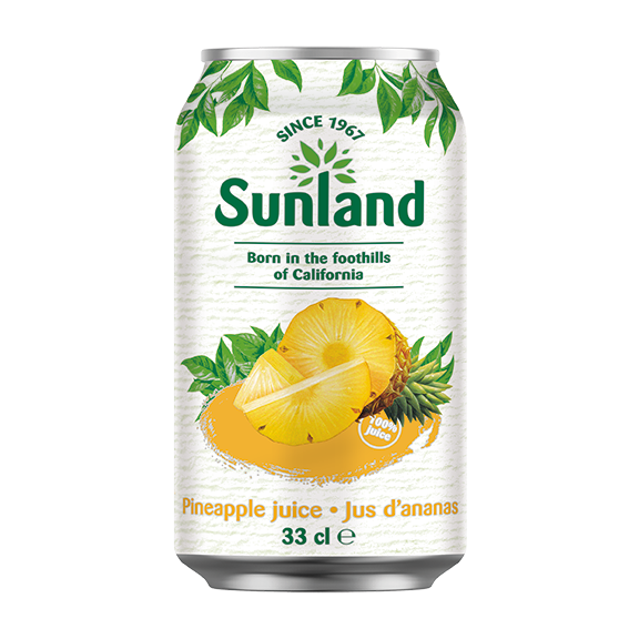 Jus d’ananas canette de 33cl